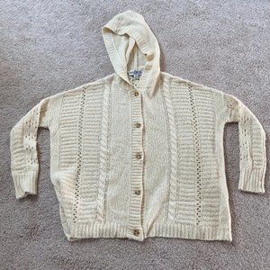 WILDFOX ☆ Oversized Hooded Cable Knit Cardigan